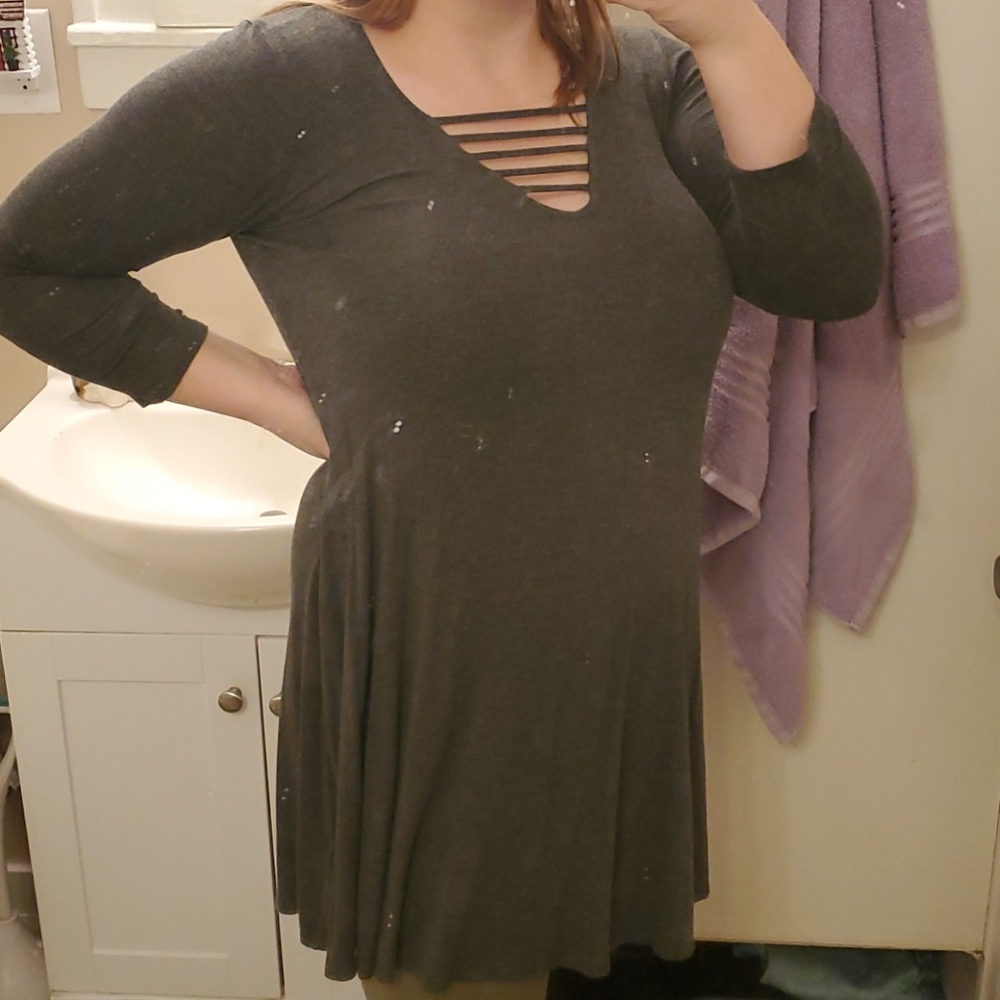 Gray Dress
